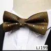 Gravata Borboleta Masculina para Negócios, Casamento, Festa, Traje de Noite, Gravata Borboleta de Poliéster Seda Jacquard, Gravata Borboleta Formal Retro de Alta Qualidade
