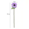 Anêmona Artificial Estilo Vintage Decoração Floral Buquê Adereço de Fotografia Decoração de Mesa para Sala de Estar Decoração de Casa Ornamento