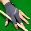 Guantes de Billar de Dedos Completos Tres Dedos Mano Derecha para Mujeres Hombres Profesional Salón de Billar Guantes de Competición de Gama Alta