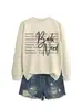 Tamanho europeu transfronteiriço nerd rato de biblioteca Amazon eBay site independente casual versátil roupas femininas