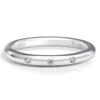 Anel de Abertura Banhado a Ouro 18K Prata de Lei S925 Anel Minimalista de Dedo Indicador Nicho Feminino com Anel de Diamante Moissanite Venda por Atacado