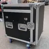 Gabinete de Voo à Prova de Choque 10U12U Amplificador de Potência Gabinete de Áudio Mixer Flight Case 16U