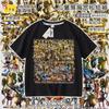 Camiseta de Manga Curta para Meninos American Mountain and Sea Classic Gold Edition Tungtungsahur Tongtongge Boneco de Palito de Madeira Roupa Casual