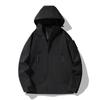 Chaqueta de una sola capa para pareja para hombres y mujeres, resistente al viento y a la lluvia, nueva para otoño e invierno, abrigo funcional para exteriores, marca de moda