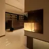 Nova luminária de parede estilo chinês para caminho de villa, corredor, escada, canto embutido, sala de estar, luminária de parede embutida imitação de mármore