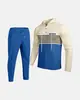 Bestseller Transfronteiriço da Amazon Conjunto de Calça Casual Waffle com Moletom com Capuz de Manga Longa Color Block Masculino Europeu e Americano
