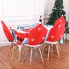 Decoraciones navideñas tela no tejida Cubierta de silla de copo de nieve 50*65cm Cubierta de silla de copo de nieve Suministros navideños
