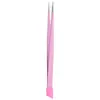 Pinça de silicone para nail art pinça de pressionar pinça de posicionar strass pegajoso pinça de cabeça reta colorida