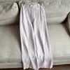 2026 Novo Estilo Linho Slim-Fit Confortável Calça Reta Estreita Calça Longa Calça Wide-Leg Atacado H02Fk2693