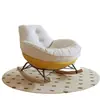 Sofá Perezoso Estilo Japonés Silla Mecedora Individual para Balcón, Sala de Estar, Dormitorio, Ocio, Se Puede Sentar o Acostar, Pingüino de Cáscara de Huevo de Lujo