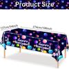 Mesa Transfronteriza Temática Nuevo Planeta Rainmae Astronauta Espacial Mantel Desechable Decoración de Cumpleaños para Niño