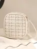 Bolsa Pequeña de Almacenamiento Estilo Chanel para Labial, Neceser, Organizador de Cables de Datos, Mini Bolsa Portátil
