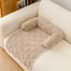 Cojín de sofá de felpa engrosada para mascotas de invierno, nido de gato, casa de perro para gato, perro, dormir, alfombrilla cálida para dormir, cama para mascotas, venta al por mayor