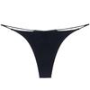 Tanga Sexy de Doble Tira Cintura Baja Yoga Fitness Absorbente de Sudor Bikini Mujer Ropa Interior Sexy en Forma de T G100