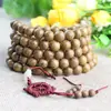 Atacado de fábrica pulseira de madeira asa de frango 108 contas terços 10mm colar joias estilo nacional masculino e feminino presente