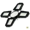 Luz LED para Garaje E 73% de descuento Apilable Deformable Luz de Garaje 100W Alta Potencia Impermeable Iluminación Industrial Luz de Techo Cuatro Hojas
