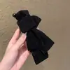 Clip de Banana de Lazo Multicapa de Gamuza Maillard de Alta Gama Coreano para el Cabello de Mujer Clip para Cola de Caballo Accesorios para el Cabello Estilo Nuevo