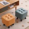 Taburete pequeño para el hogar, taburete bajo, moderno y sencillo, para sala de estar, mesa de centro, sofá, banco, puerta, cambiador de zapatos, estilo nudo, nuevo estilo