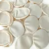 Procesamiento Personalizado Borde Quemado Tostado Tela Simulada Pétalos de Flor Rosa Artificial Piezas Materiales de Decoración para Bodas Accesorios Suministros de Boda