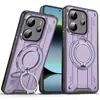 Aplicável Transfronteiriça Capa de Celular com Anel Giratório Redmi Note13 Pro Note14Pro Capa Protetora Líder Anti-Queda