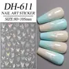 Celebridad de Internet Pegatinas para Uñas Mariposa Aurora Planas con Adhesivo Trasero Concha Luz Mariposa Pegatinas para Uñas DIY Modelo Dh