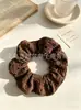Gomas para el pelo de color sólido retro estilo francés, Scrunchies grandes estilo coreano, Gomas para el pelo de alta elasticidad, Suministro al por mayor, Ventas directas del fabricante