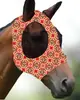 Fábrica en stock y entrega rápida Capucha antimosquitos para caballos Máscara transpirable para caballos Máscara para caballos con varios estampados Suministros ecuestres