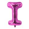 Balão de carta inglesa transfronteiriço de 16 polegadas Rosa Balão de corpo vermelho Decoração de casamento de festa de aniversário infantil