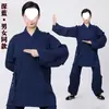Ropa Taoísta de Verano Wudang para Mujer, Ropa Taoísta para Hombre, Cuello Taoísta, Túnica Taoísta de Tres Claros, Ropa Elegante de Práctica, Ropa para Laicos de Meditación Zen
