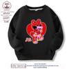 Criaturas sonrientes sonrisa de terror suéter de animal algodón cuello redondo ropa para niños y niñas top de primavera y otoño