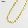 Wt-Jfn44 Pingente Personalizado Fofo de Estrela do Mar, Concha, Concha de Caracol, Estilo Praia, Textura de Latão, Colar Clavícula para Mulheres