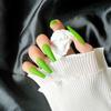 Uñas Postizas Mate de Color Sólido Europeas y Americanas Arte de Uñas Escarchadas Brillantes Armadura para Usar Súper Largas Ataúd Ballet Armadura Uña Postiza