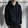 Sudadera con capucha para hombre 2021 Otoño Ins Estilo Hong Kong Marca de moda Estudiante Versátil Holgada Falsa de dos piezas Chaqueta Deportiva Casual