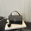 Comercio Exterior Estilo Coreano Hebilla Moda Tendencia Bolso Pequeño Cuadrado 2026 Nuevo Bloqueo de Color Solapa Estilo Callejero Bolso de Hombro Único para Mujer