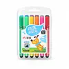 Set de 24 Plumas Acuarela de Escritura Suave para Estudiantes de Preescolar y Primaria, Lápices de Colores Lavables para Arte Hecho a Mano, Gran Capacidad