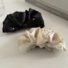 Pinza de Plátano con Lazo para Falda de Satén Elegante Estilo Coreano con un Toque de Lujo, Pinza para el Cabello para la Parte Trasera de la Cabeza que Añade Volumen, Pinza para Coleta Alta, Pinza de Garra
