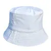 Sombrero de Pescador Blanco de Algodón Puro para Niños Tie-Dye Especial Sombrero de Sol para Adultos Gorra de Béisbol Estilo Familiar Logo Impreso DIY