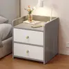 Mesa de cabeceira simples moderna pequena armário de armazenamento doméstico armário de armazenamento prateleira quarto celebridade da internet mini armário