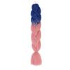 Nueva versión de trenza grande [doble color] Trenza africana sucia peluca trenza cola de caballo fibra química seda de alta temperatura color trenza grande