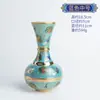 India Pavo Real Pintado Jarrón de Cobre Buda Guanyin Botella Purificadora de Agua Botella de Suministro Frontal de Buda Jarrón de Cobre Botella Tesoro
