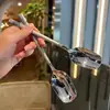 Cucharas de acero inoxidable con forma de linterna, de alta calidad, con mango largo para remover, para uso doméstico, cucharas de postre populares, cucharas para helado, al por mayor