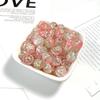 Joyería de Palomitas de Maíz de 10 mm Cuentas Sueltas Cuentas de Vidrio Cuentas de Vidrio Cielo Estrellado Materiales para Accesorios Hechos a Mano DIY Pulsera Pulsera Niñas