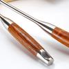 Espátula de acero inoxidable con mango de madera maciza, espátula de hierro para saltear, espátula gruesa para cocinar en la cocina del hogar, se puede imprimir el logotipo