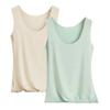 Camisola Regata Feminina Sem Costura de Seda Gelo Verão Roupa Íntima Estilo Coreano Ajuste Slim Roupa Íntima Camiseta Básica Sudeste Asiático Transfronteiriça Cabelo