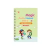 Libro de Práctica de Escritura a Mano Infantil Completamente en Inglés para Comercio Electrónico Transfronterizo, Pegatinas de Entrenamiento de Control del Bolígrafo para Niños Pequeños, Pegatinas de Ranura de Tarjeta Blanca, Borrables