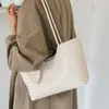 Bolso de gran capacidad con patrón tejido para el día a día, nuevo modelo 2026, bolso de hombro o axila relajado y simple, bolso tote a la moda