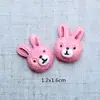 Parche de oso de dibujos animados color galleta accesorios de resina DIY pegamento de crema material para carcasa de teléfono móvil aretes accesorios para pasador de pelo