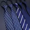 Novia Novio Boda Rayas Azules Delgado Hombres Negocios Vestido Cremallera Corbata Negro Perezoso Gratis