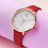 Reloj Sk Shengke Estudiante Simple Casual Moda Tendencia Cuarzo Correa de Fibra de Agua Dos Pines Semicircular Aleación