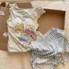 Colete fino feminino de verão com bojo, roupa de casa, fresco e doce, renda estilo ins, pijama de estudante sem mangas